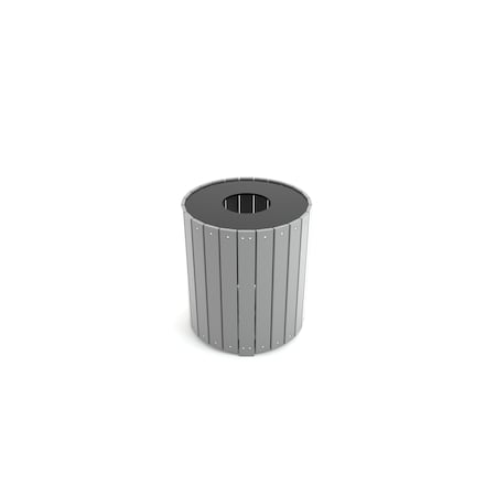 Frog Furnishings 32 gal. Round Trash Can PB 32RGRA